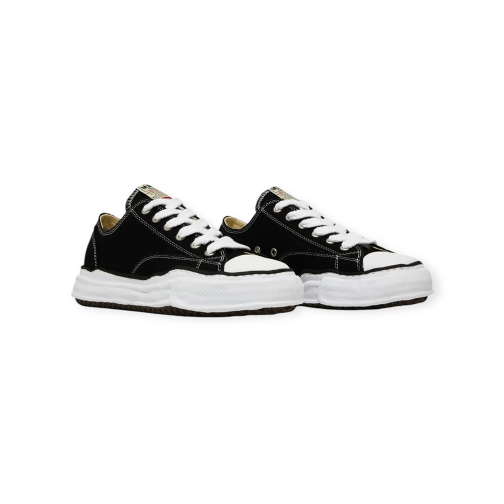 MMY ✵ Maison Mihara Yasuhiro Peterson OG Sole Canvas Low Sneaker ✵ Black ✵ 38